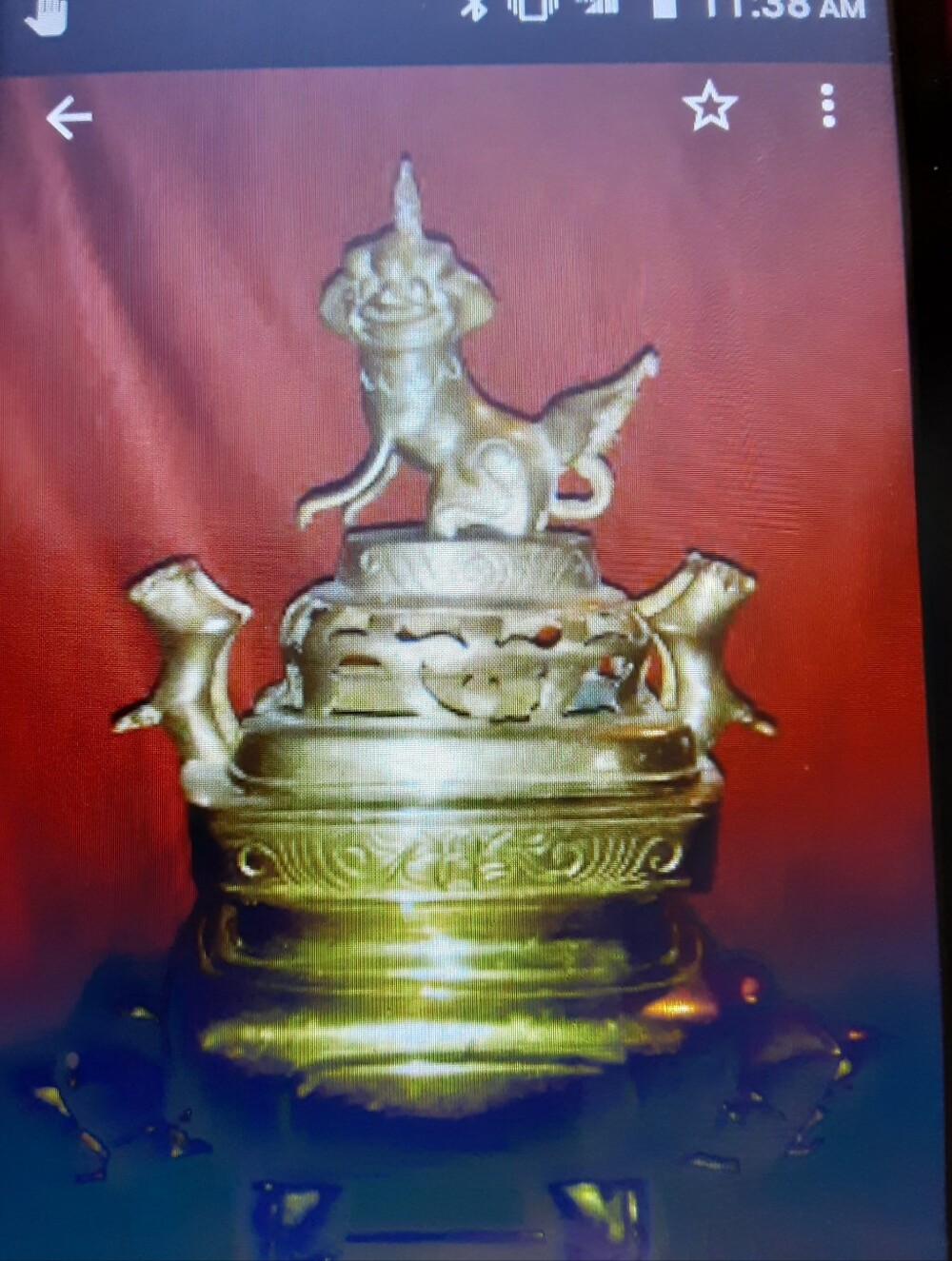 VIETNAM SAIGON Vintage brass antique Saigon Vietnam